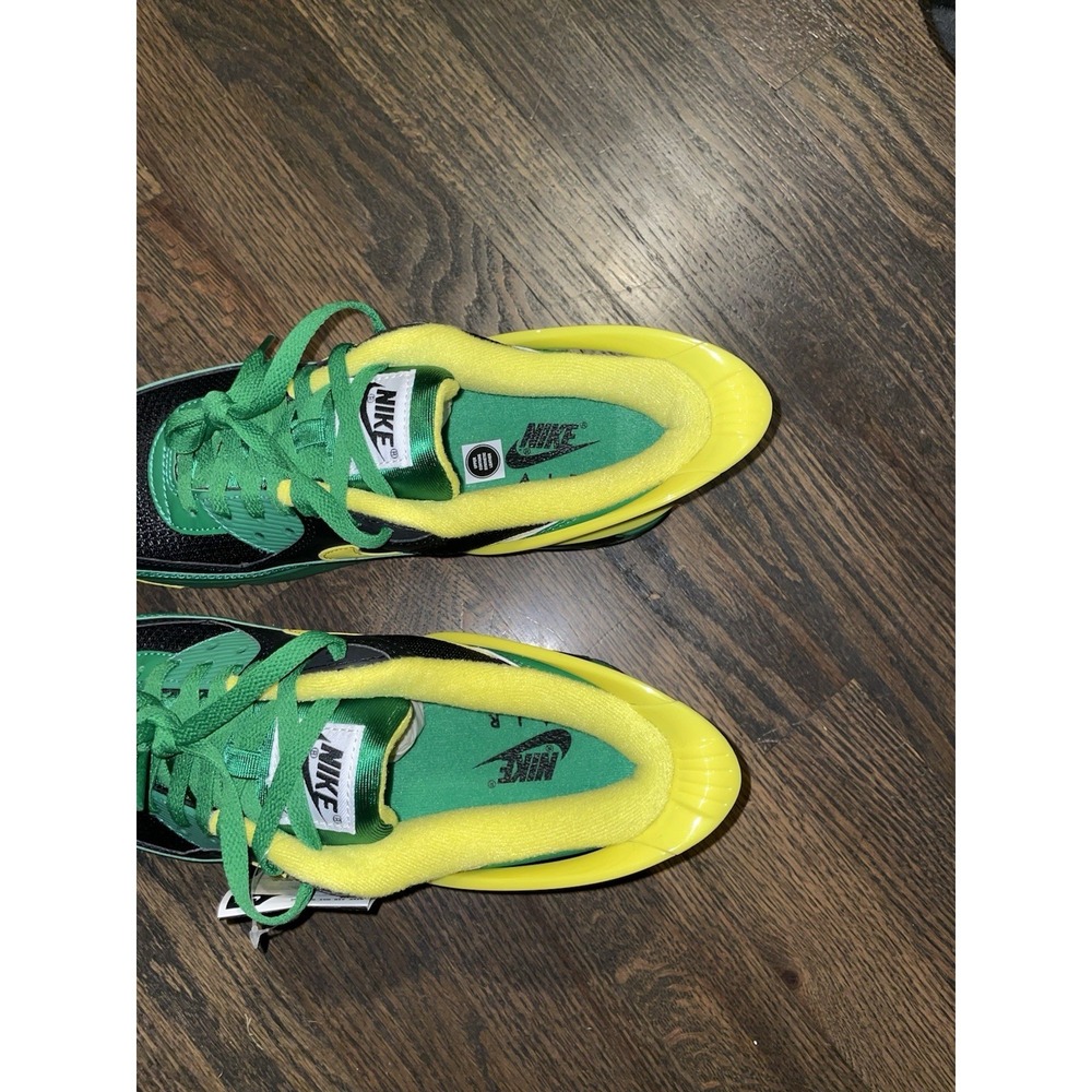 Pre-owned Nike Air Max 90 Flyease Oregon Ducks Low Cut Black/Green Men's US 9 - Picture 8 of 12